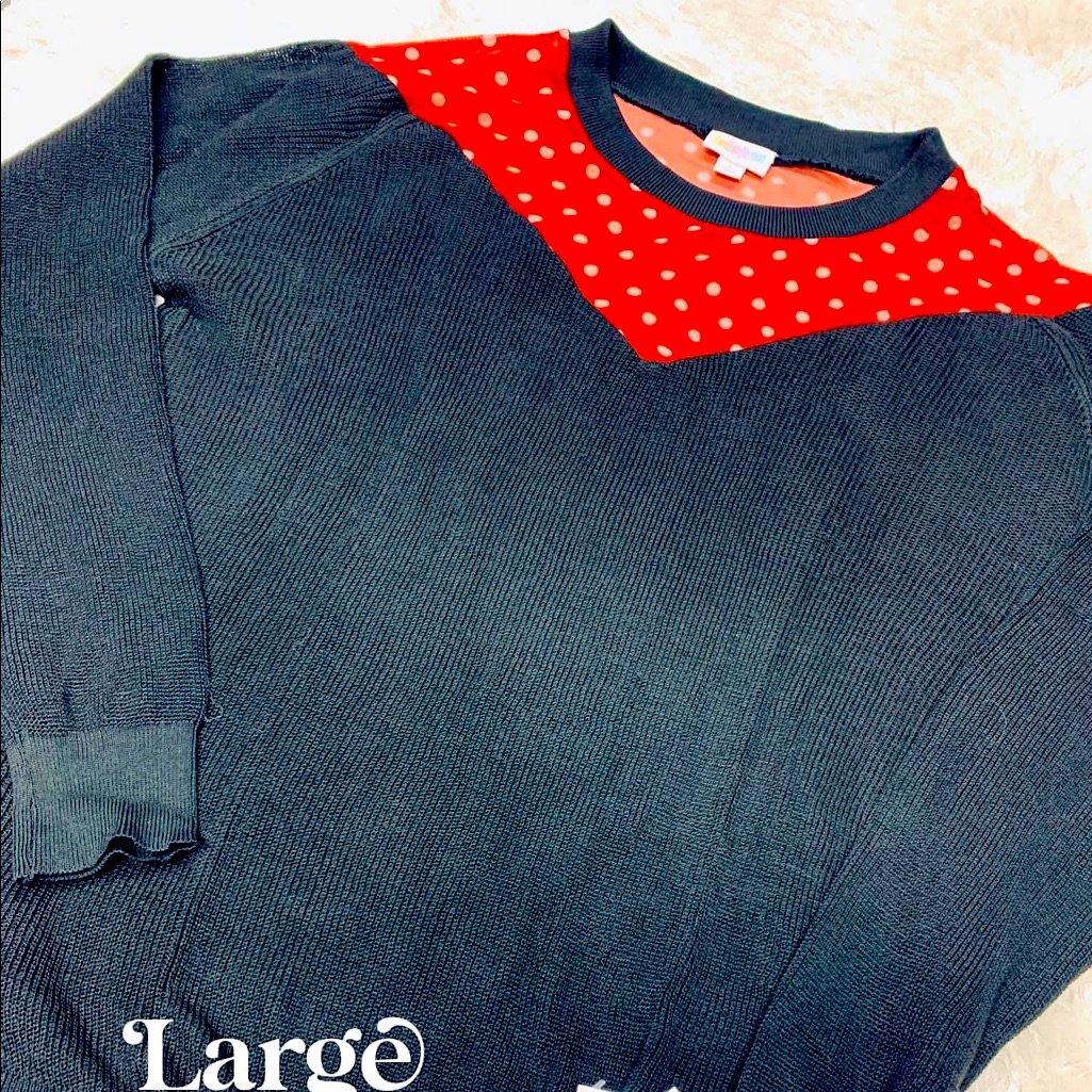 Lularoe “Lizzy” Lightweight Pretty Sweater. Very Stretchy Fast Shipper.